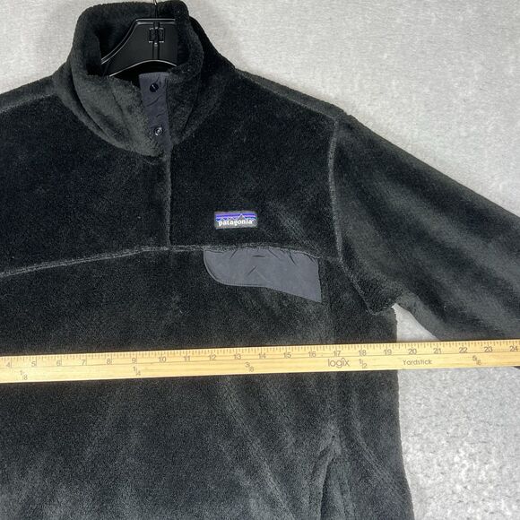 Patagonia Re-Tool Snap-T Fleece Pullover 1/4 Black Polartec Fleece Women’s Large - Picture 7 of 15